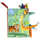 Ludii SafariBook | Livro de Pano Montessori com Caudas Divertidas