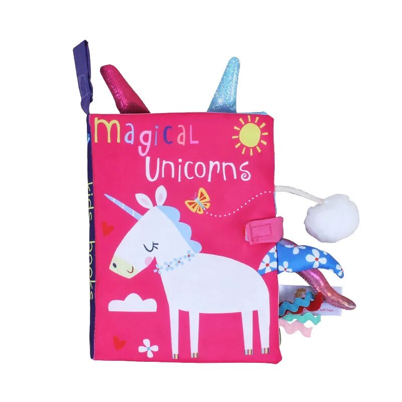 Ludii SafariBook | Livro de Pano Montessori com Caudas Divertidas