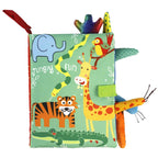 Ludii SafariBook | Livro de Pano Montessori com Caudas Divertidas